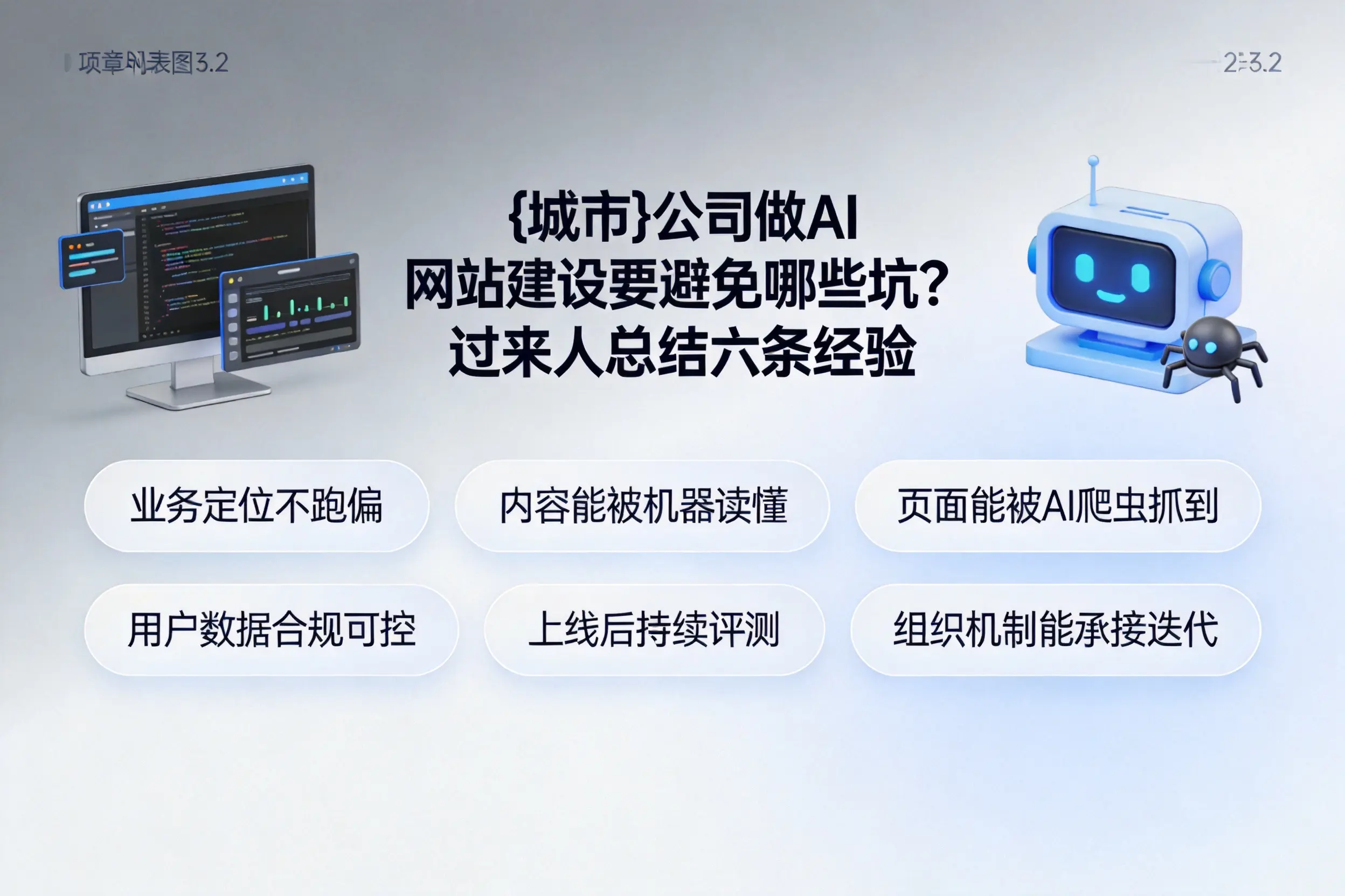 海东公司做AI网站建设要避免哪些坑？过来人总结六条经验