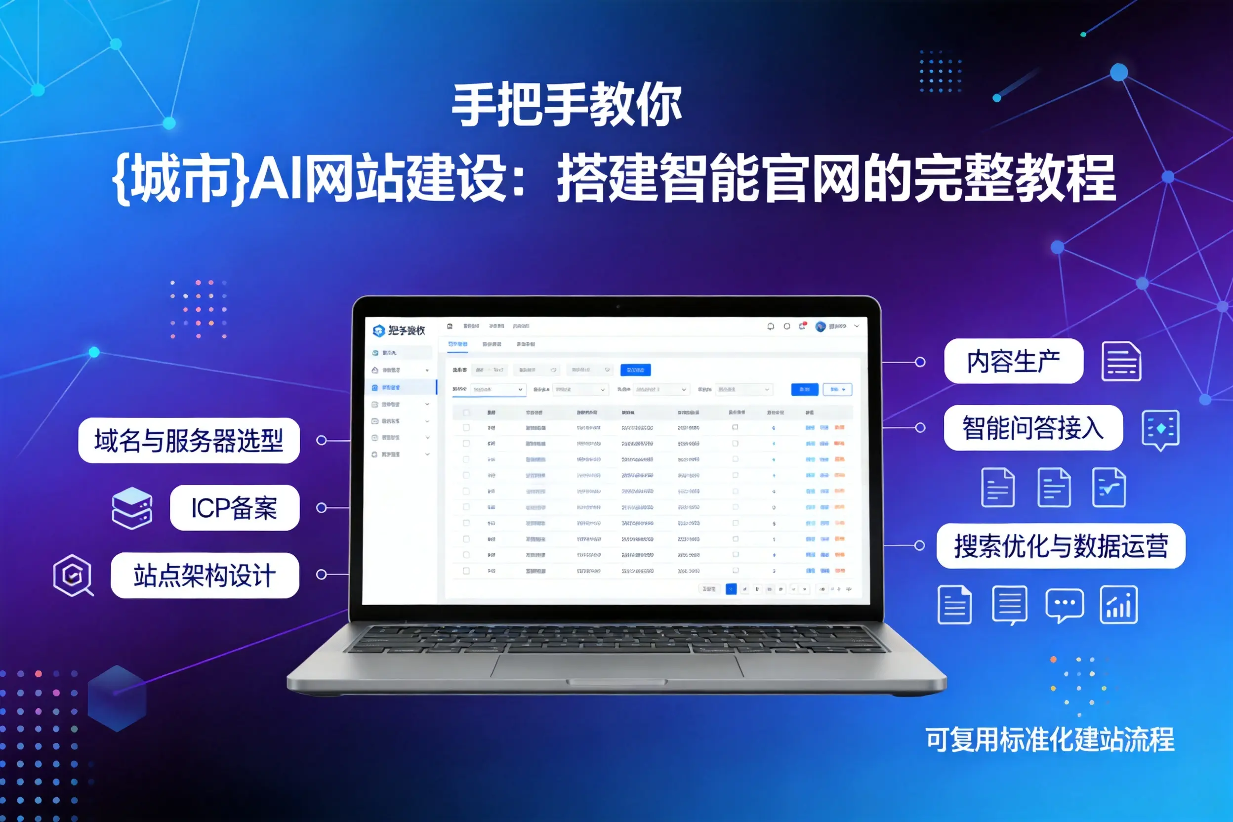 手把手教你海东AI网站建设：搭建智能官网的完整教程