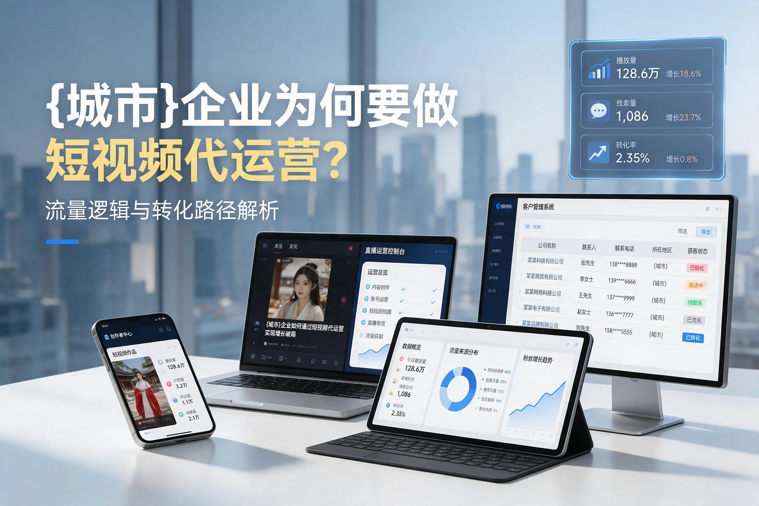 海东企业为何要做短视频代运营？流量逻辑与转化路径解析
