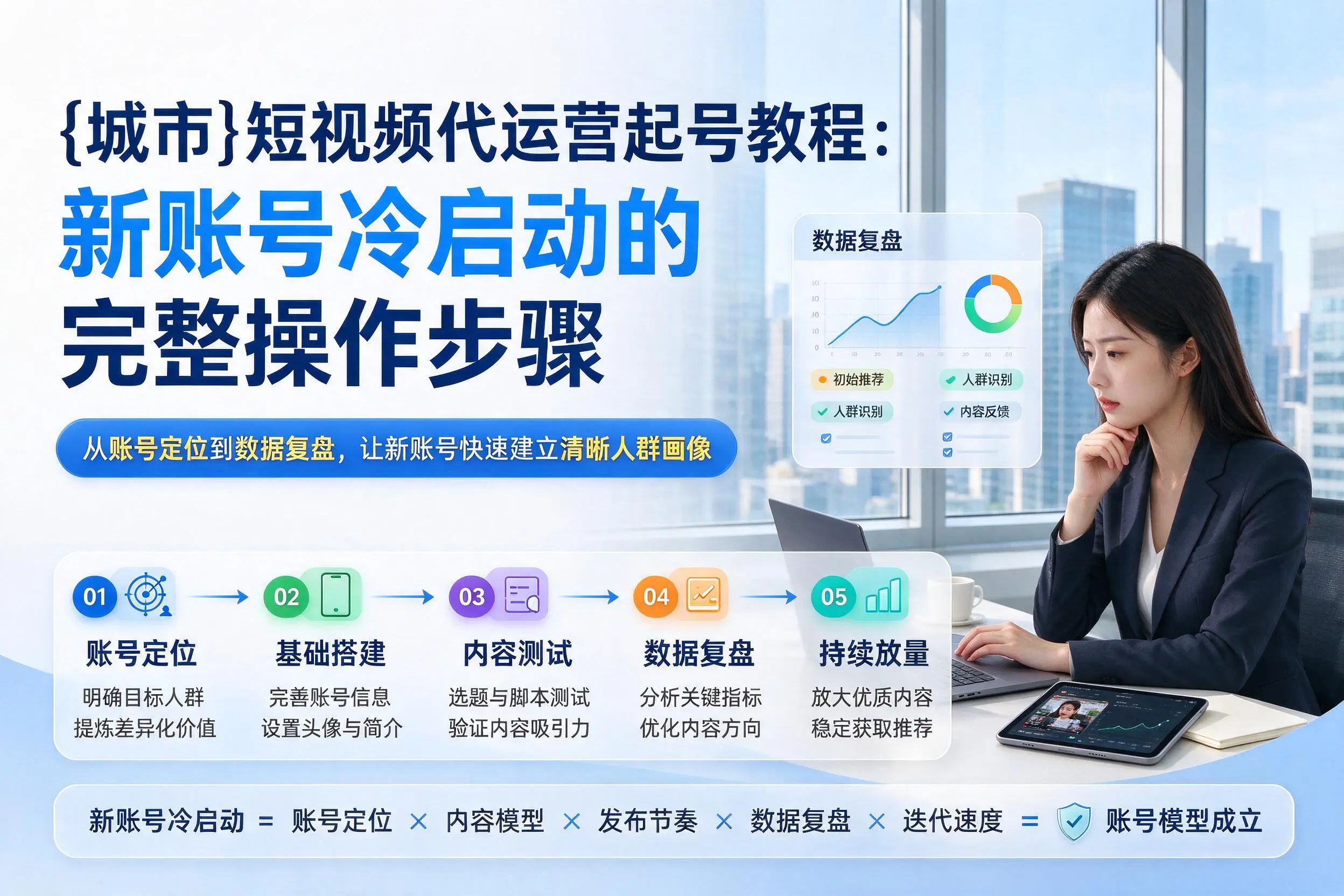 海东短视频代运营起号教程：新账号冷启动的完整操作步骤