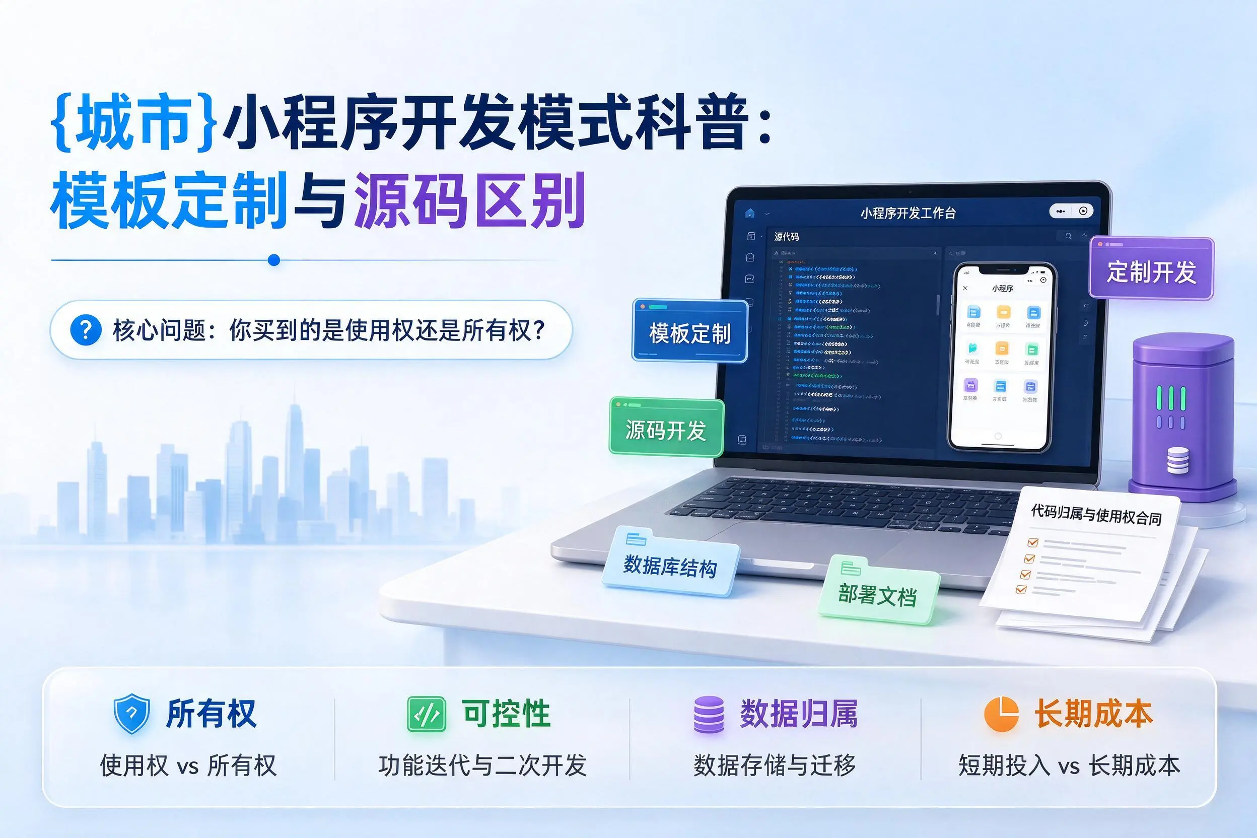 海东小程序开发模式科普：模板定制与源码区别