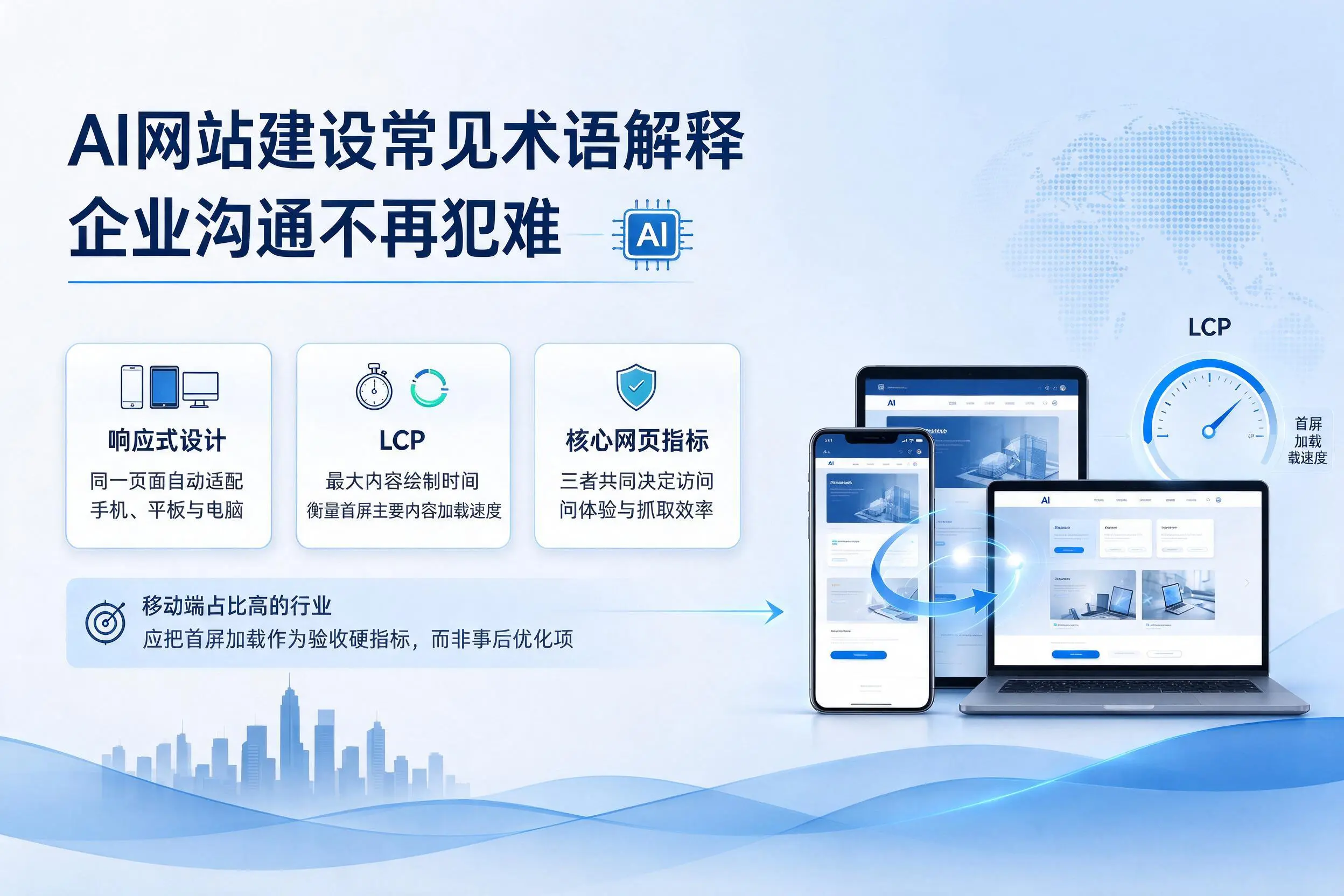 AI网站建设常见术语解释,海东企业沟通不再犯难