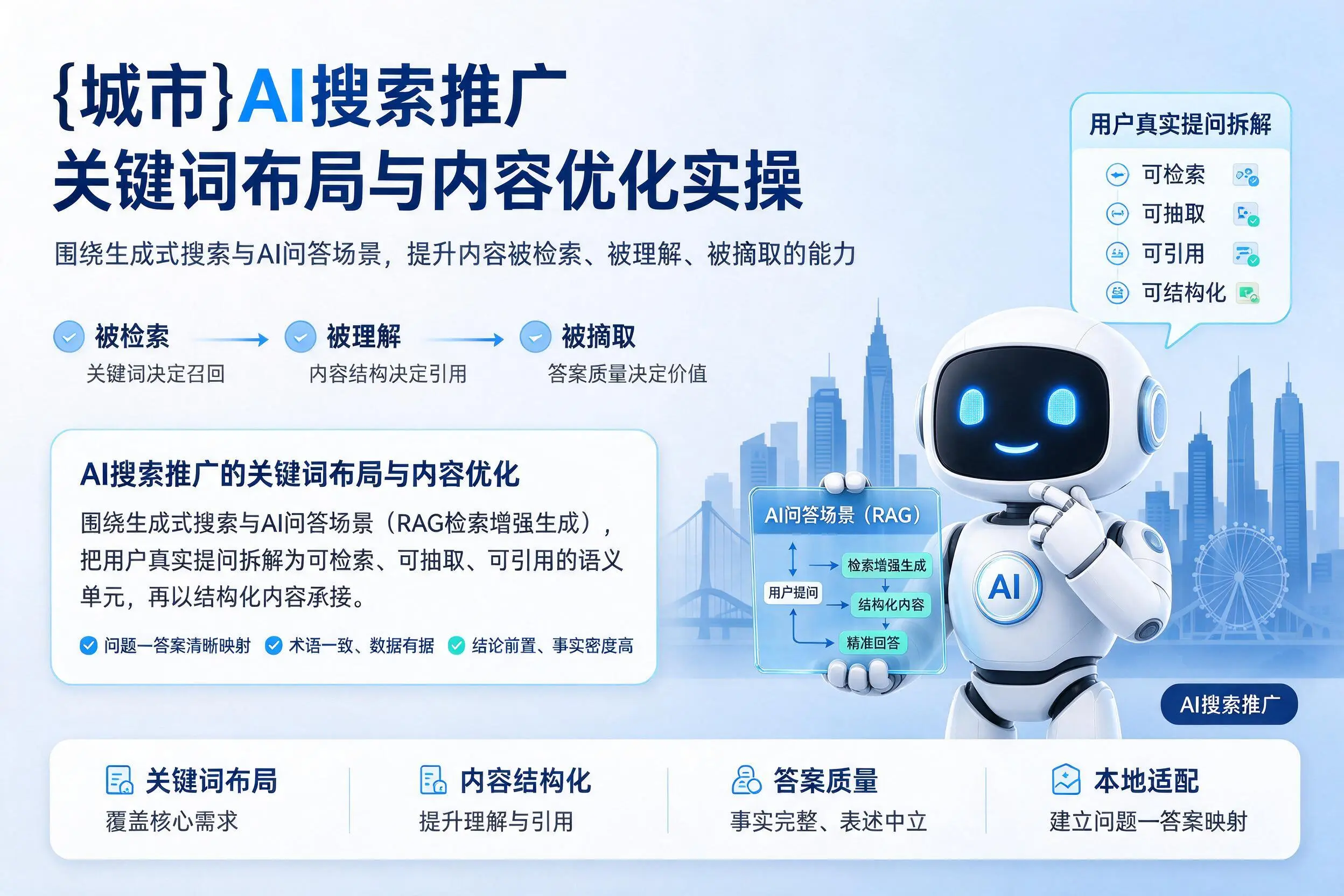 海东AI搜索推广关键词布局与内容优化实操